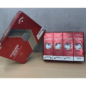 Callaway 2022  Chrome Soft Truvis Golf Balls Truvis Tech White/Red/Blue USA
